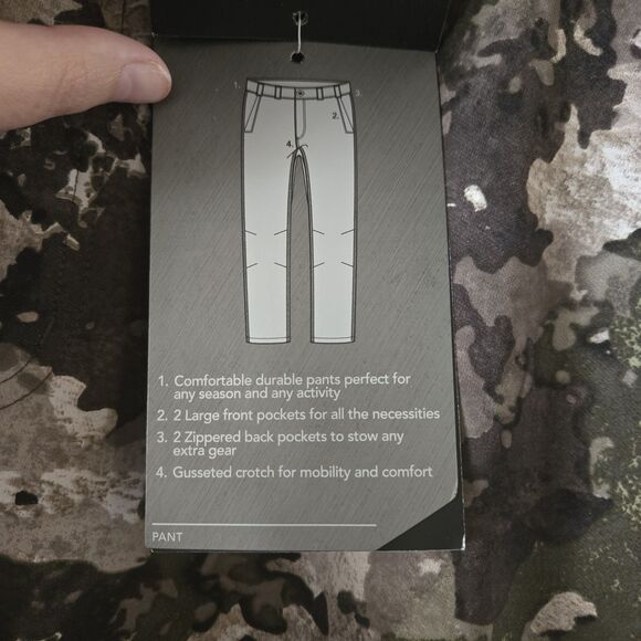 Cabelas Instict True Timber VSX Grindstine Hunter Pants Mens Size 34x33 NWT Camo - Picture 7 of 9